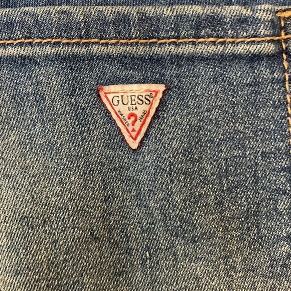 Guess Blue Jean Shorts Size 25 - Picture 4 of 7